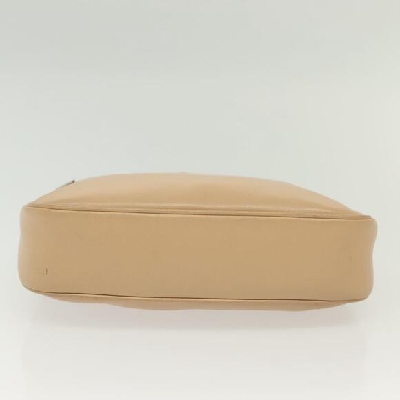 GUCCI Bamboo Shoulder Bag Leather Beige Silver 001 001 - Picture 9 of 16